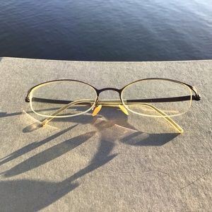 Lindberg Strip Titanium Eyeglasses Half Rim Hand Made in Denmark